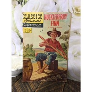 January 1945 Classics Illustrated “Huckleberry Finn” Comic Book Good